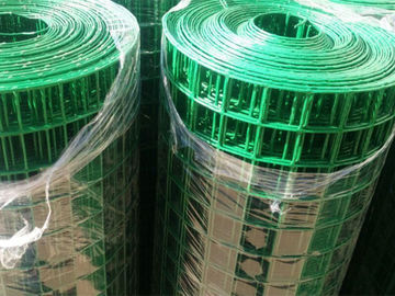 چین پلاستیک سبز پلاستیک پوشش داده شده پانل های سیم مش جوش داده شده برای ساخت بندر خرچنگ تامین کننده